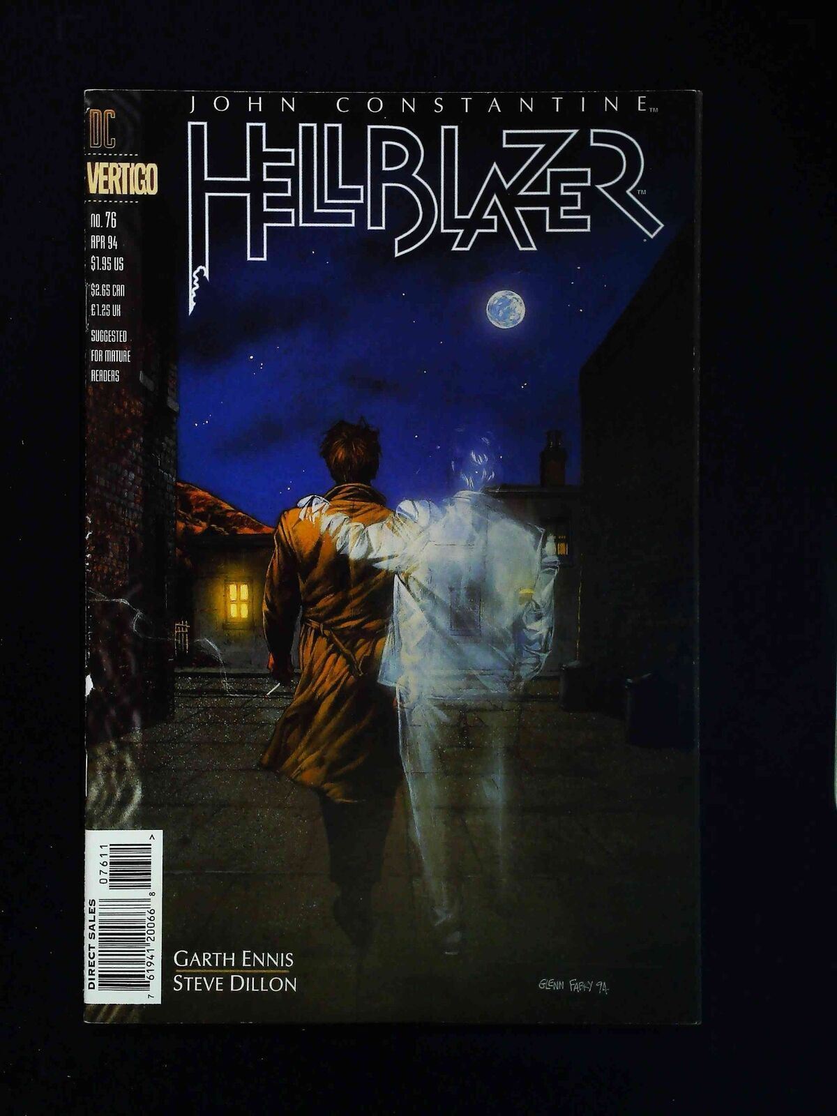 Hellblazer #76 Dc/Vertigo Comics 1994 Vf+