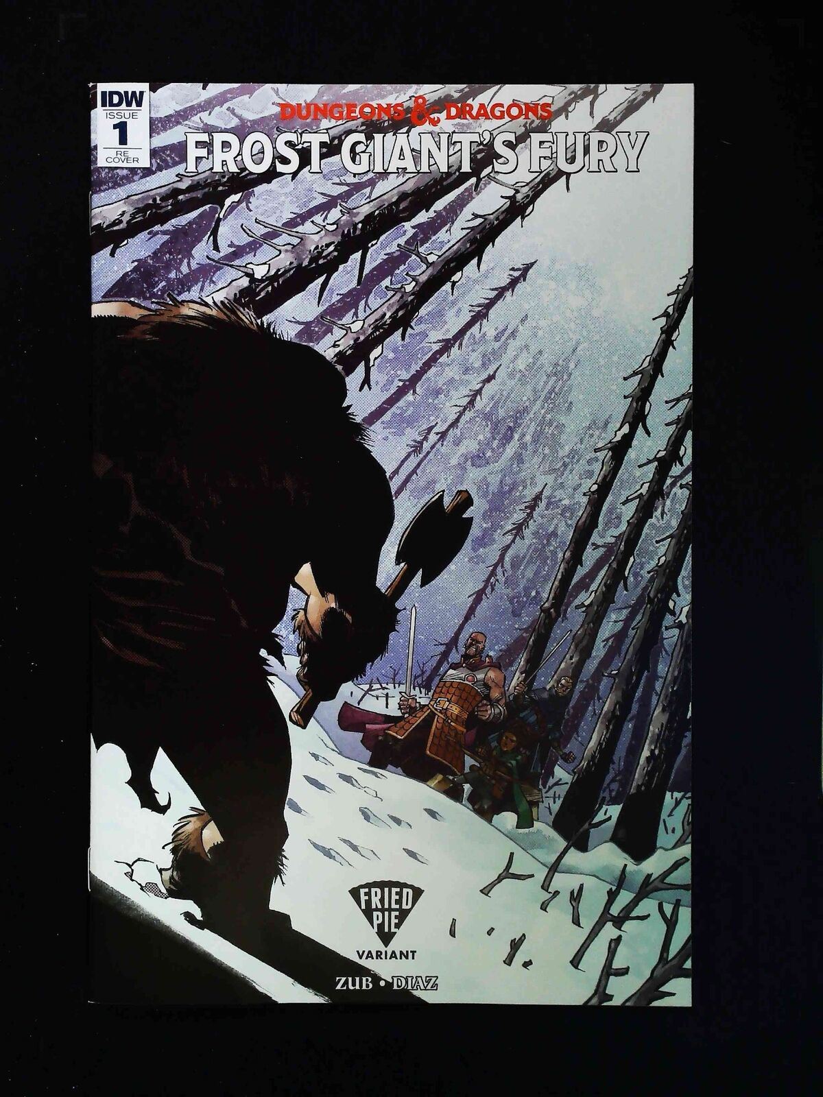 Dungeons And Dragons Frost Giant'S Fury #1 Idw 2016 Nm Fried Pie Rare Variant