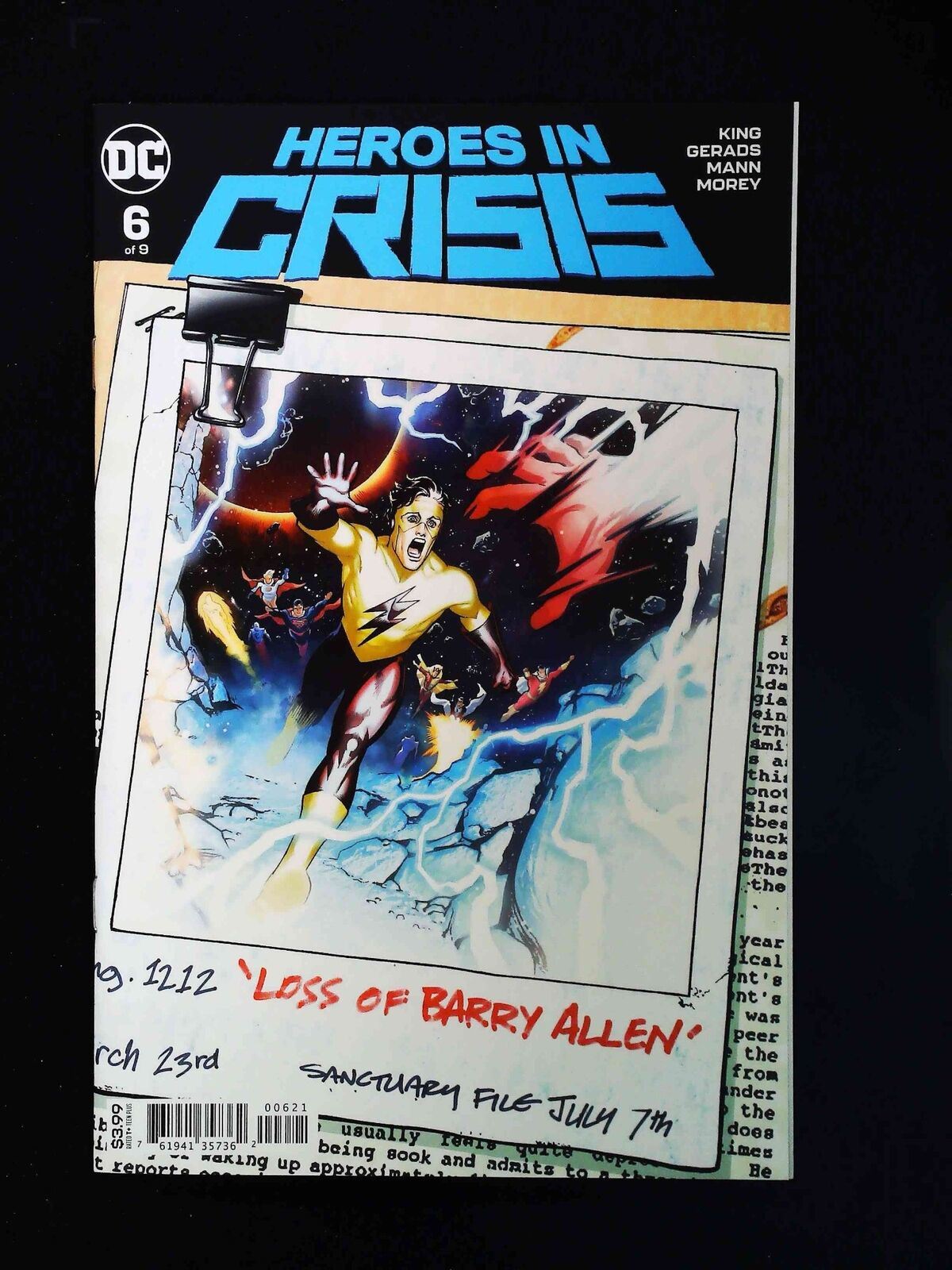 Heroes In Crisis #6B Dc Comics 2019 Nm+ Sook Variant