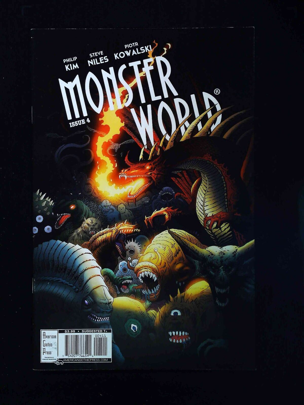 Monster World #4 American Gothic Press Comics 2016 Vf+