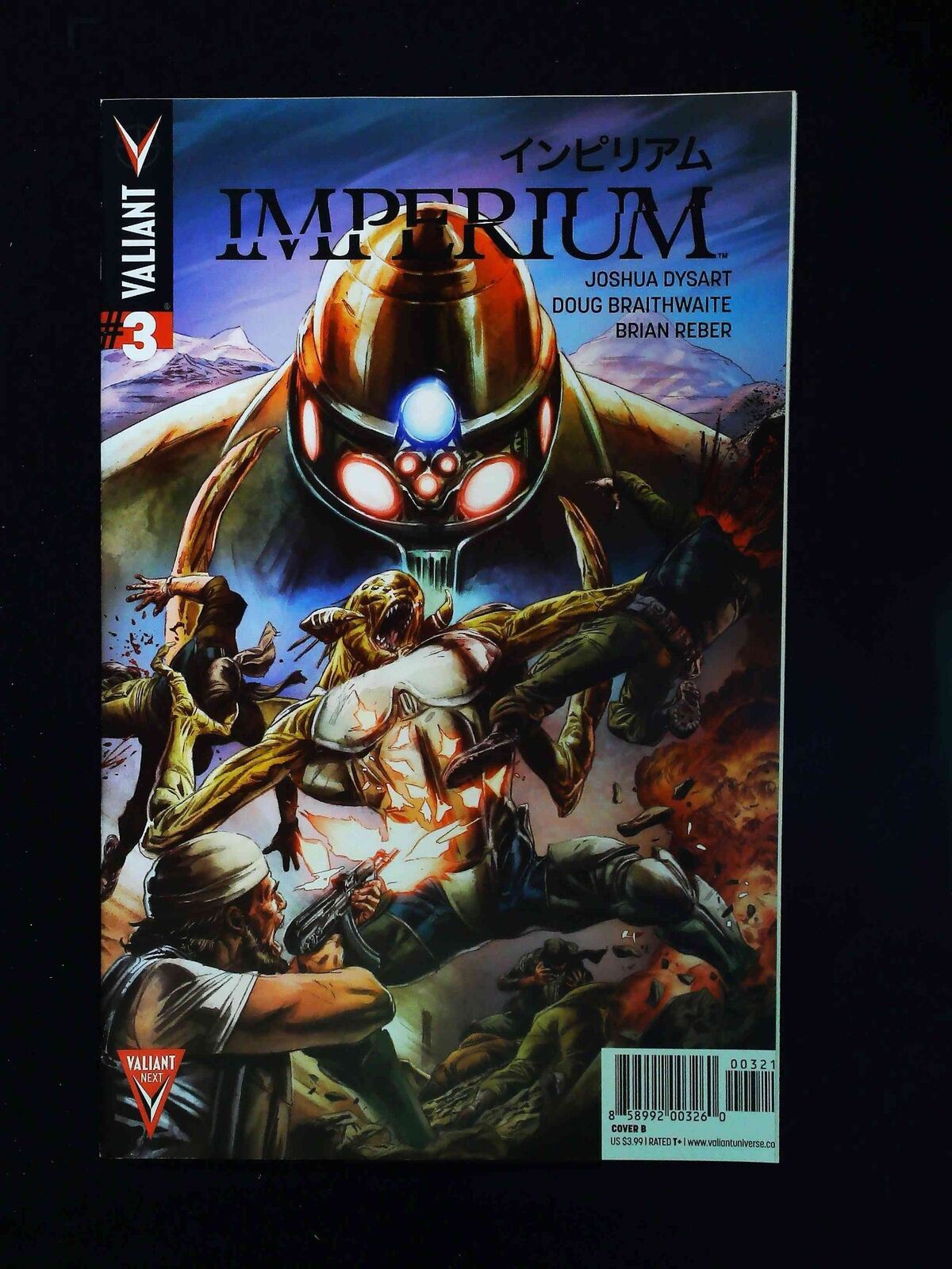 Imperium #3B Valiant Comics 2015 Nm Braithwaite Variant