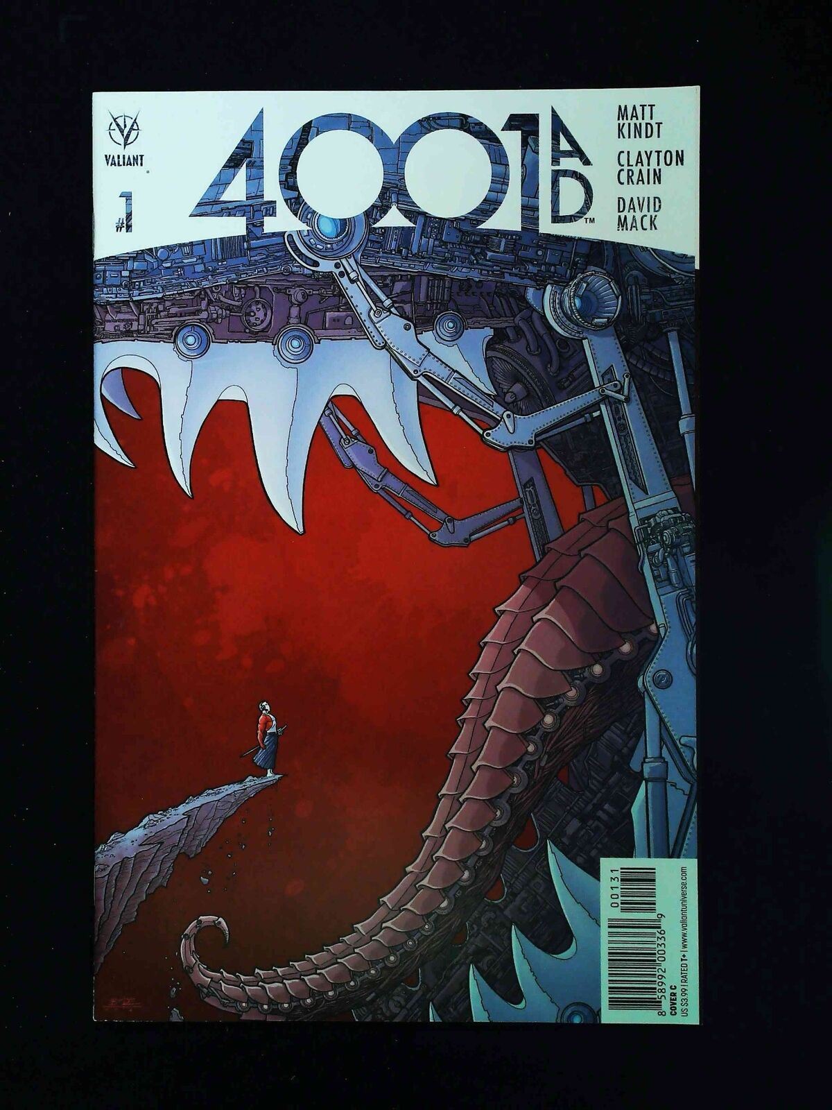 4001 A.D #1C Valiant Comics 2016 Vf/Nm Rodenheim Variant