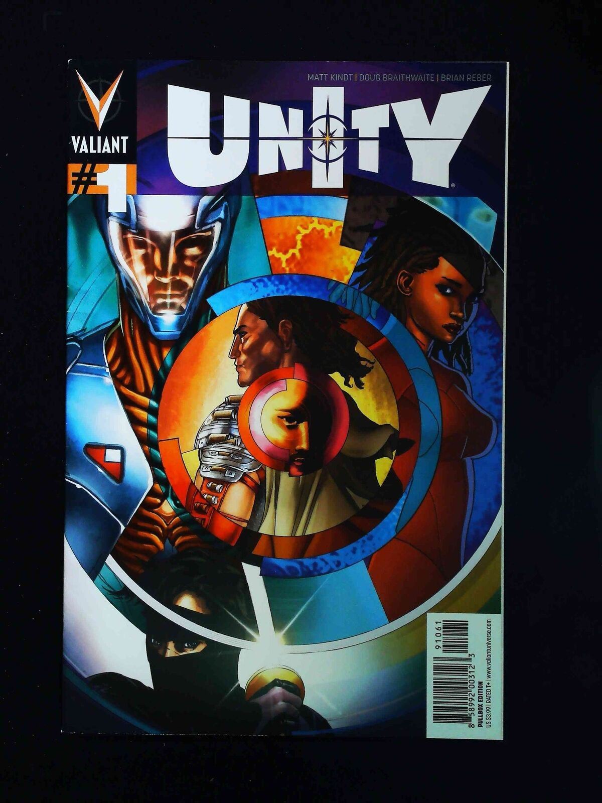 Unity #1F Valiant Comics 2013 Vf+ Foreman Kindt Braithwaite Variant