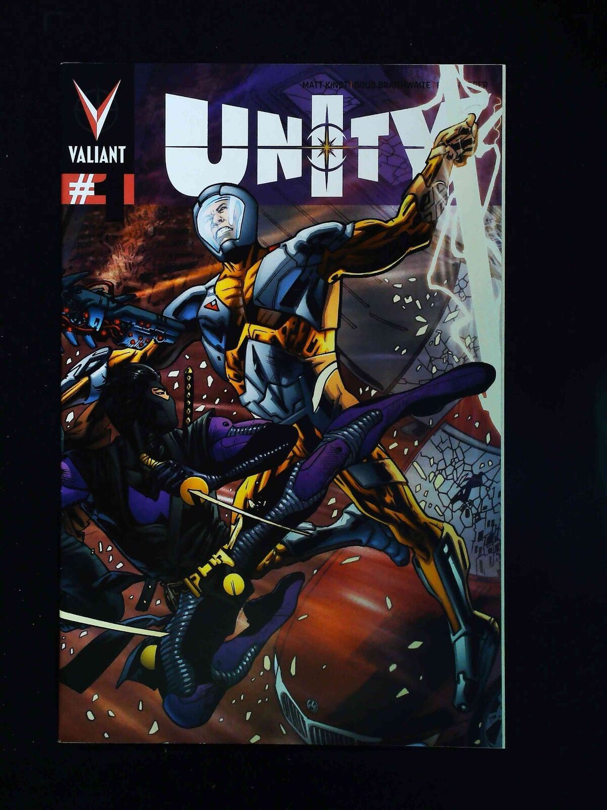 Unity #1C Valiant Comics 2013 Nm- Hitch Kindt Braithwaite Variant
