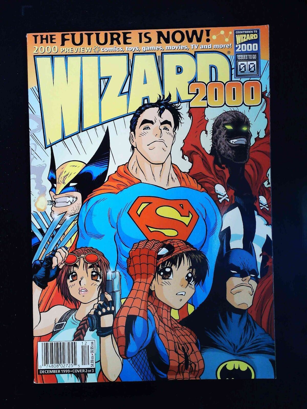 Wizard 2000 The Future Of #1B 2000 Nm- Newsstand Future Heroes