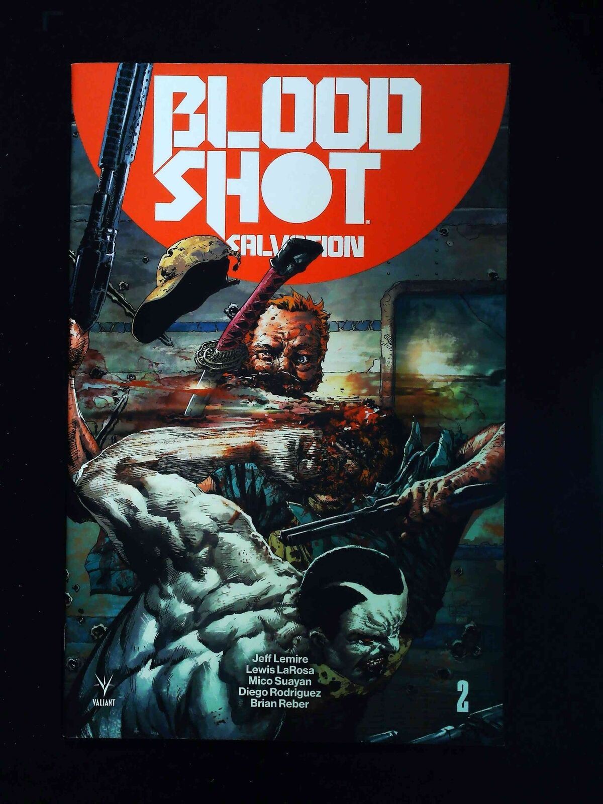 Bloodshot Salvation #2C Valiant Comics 2017 Nm+ Tan Variant