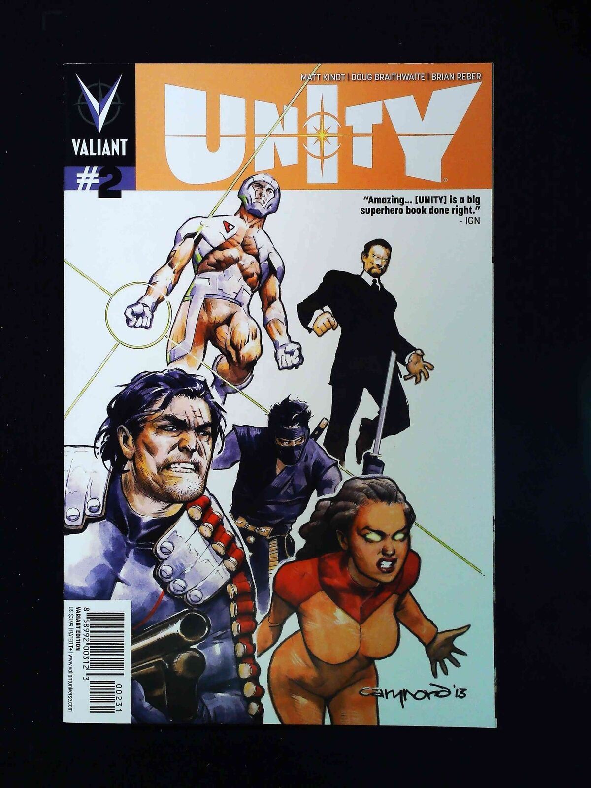 Unity #2C Valiant Comics 2013 Nm- Nord Variant