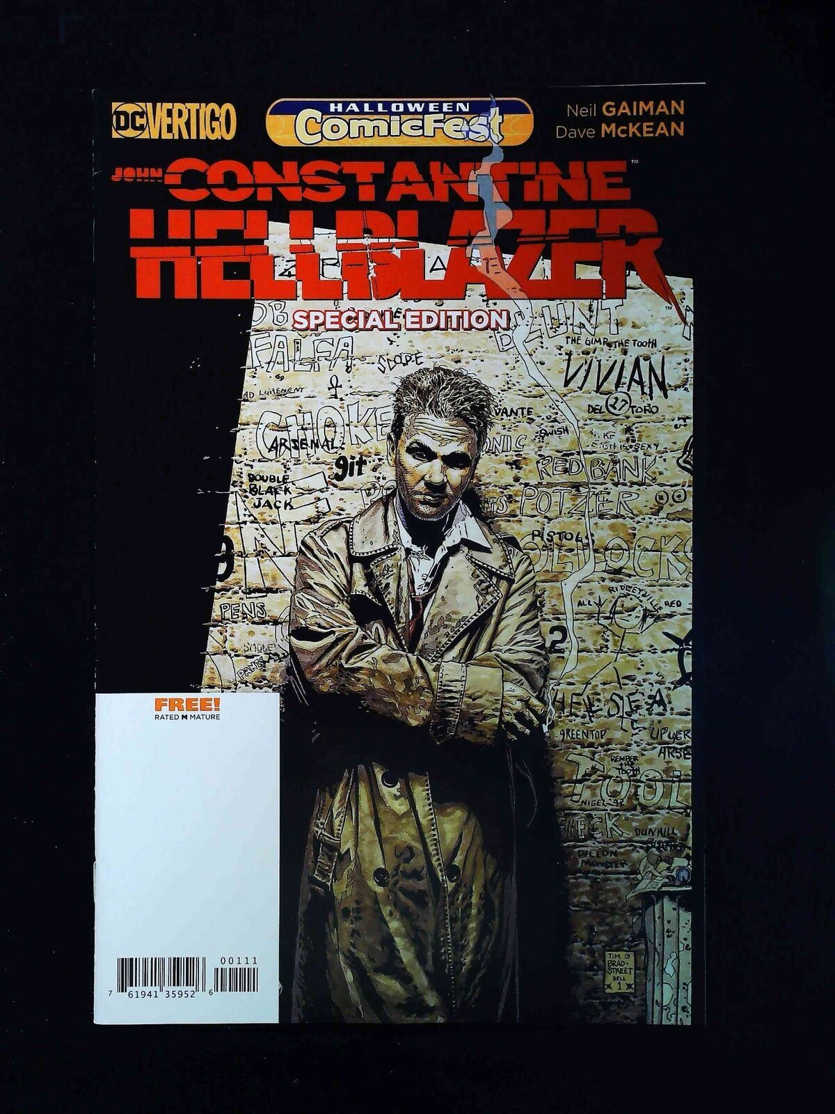 John Constantine Hellblazer Halloween Comicfest #0 Dc Comics 2018 Vf+