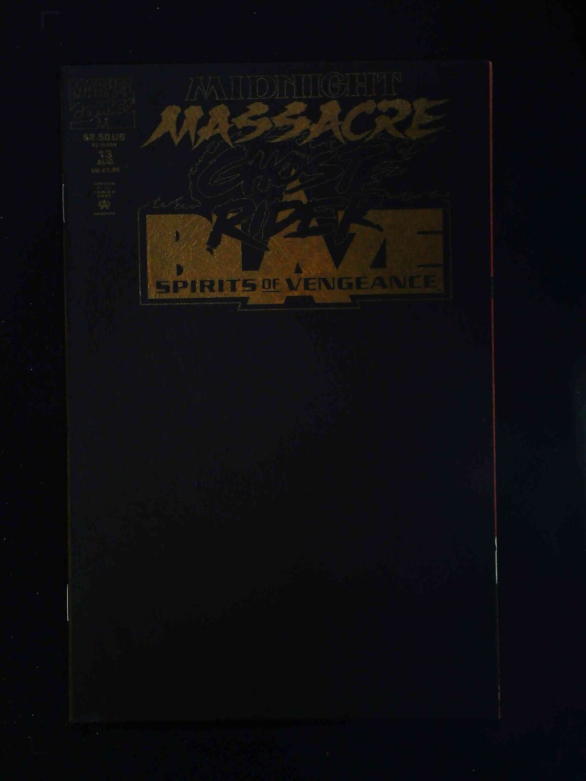 Ghost Rider Blaze Spirits Of Vengeance #13B Marvel 1992 Nm Variant Cover