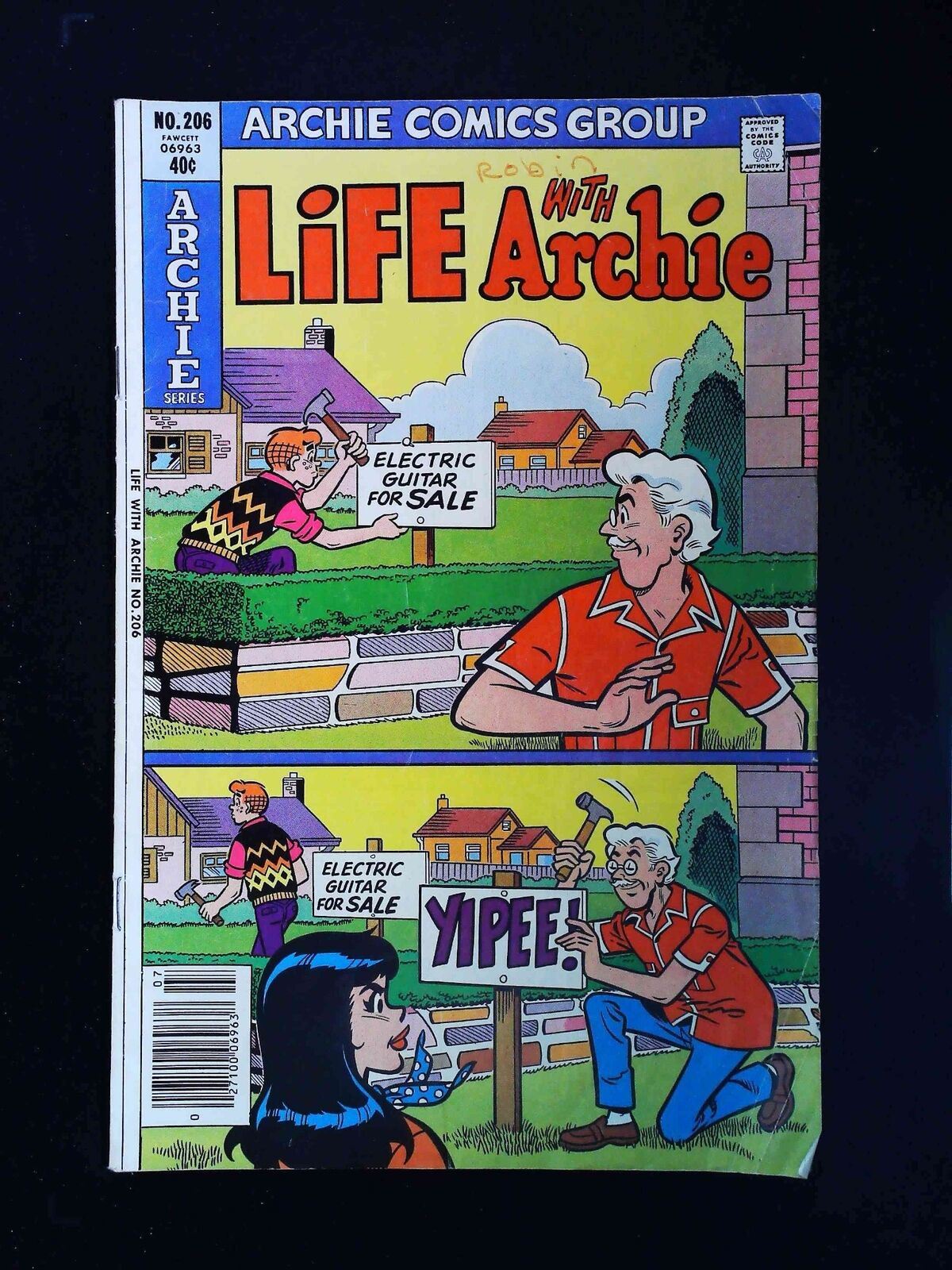 Life With Archie #206 Archie Comics 1979 Fn Newsstand