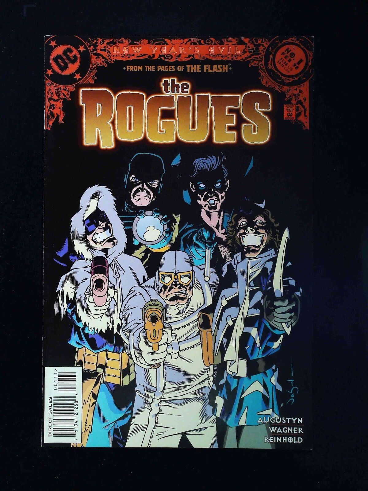 Rogues New Year'S Evil Flash #1 Dc Comics 1998 Vf