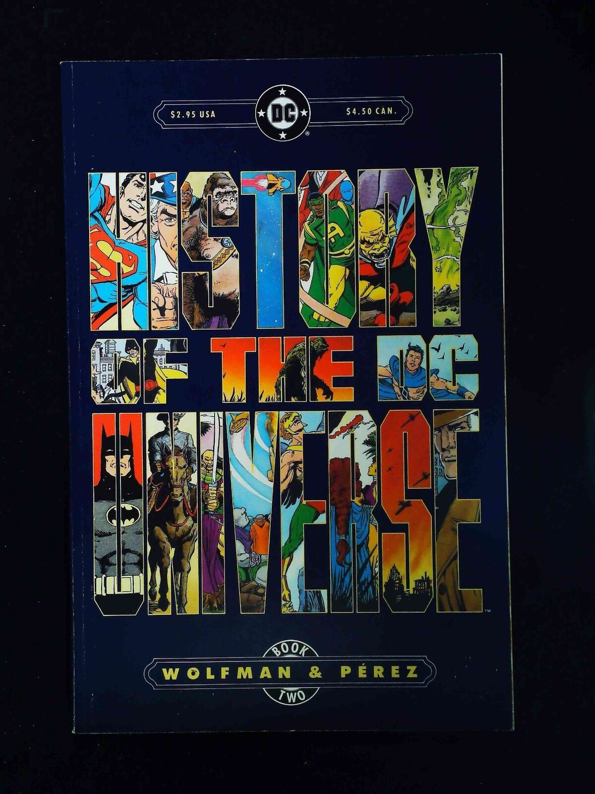 History Of The Dc Universe #2 Wizard Comics 1993 Vf+ Variant Cover