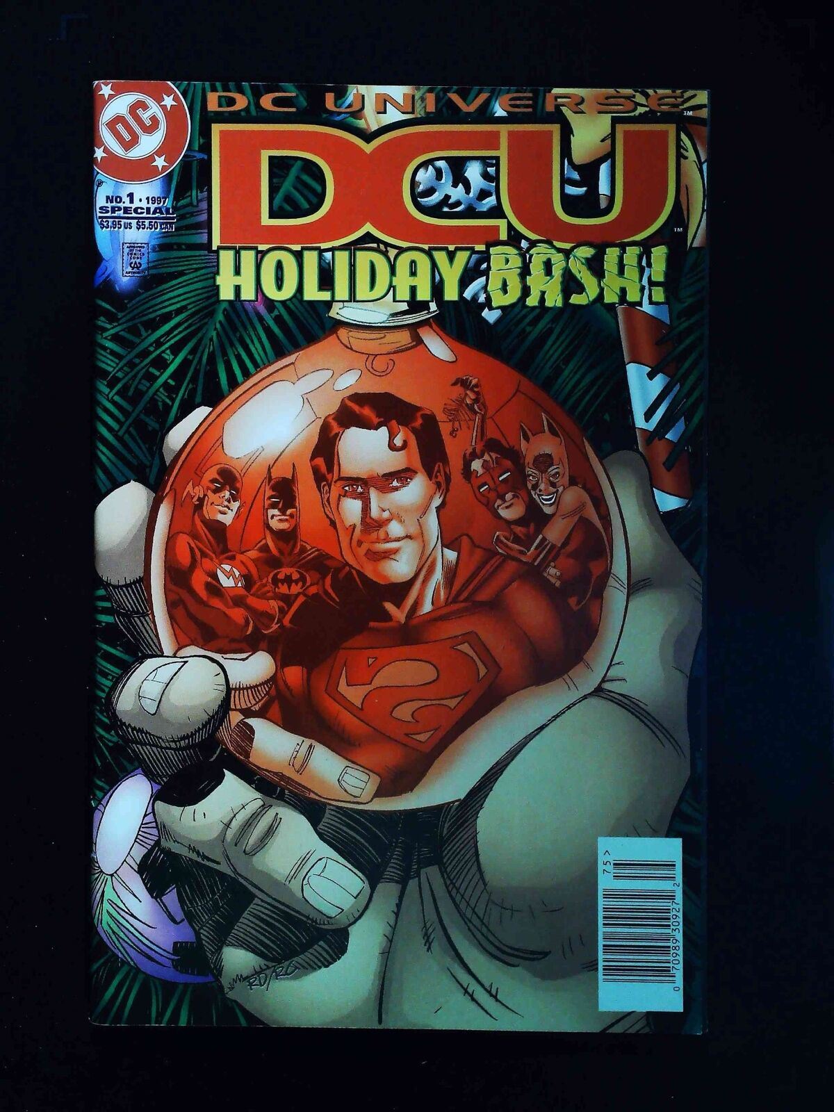 Dc Universe Holiday Bash #1 Dc Comics 1997 Vf+ Newsstand