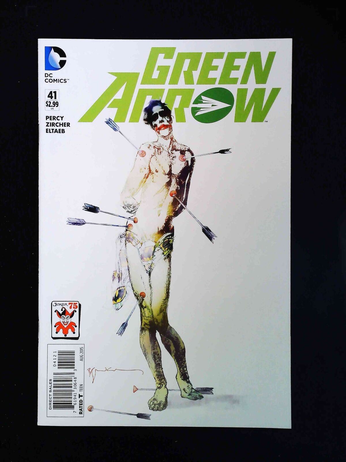 Green Arrow #41B (4Th Series) Dc Comics 2015 Vf+ Variant Cover