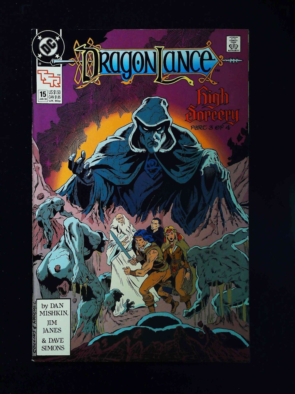 Dragonlance #15 Dc Comics 1990 Vf+