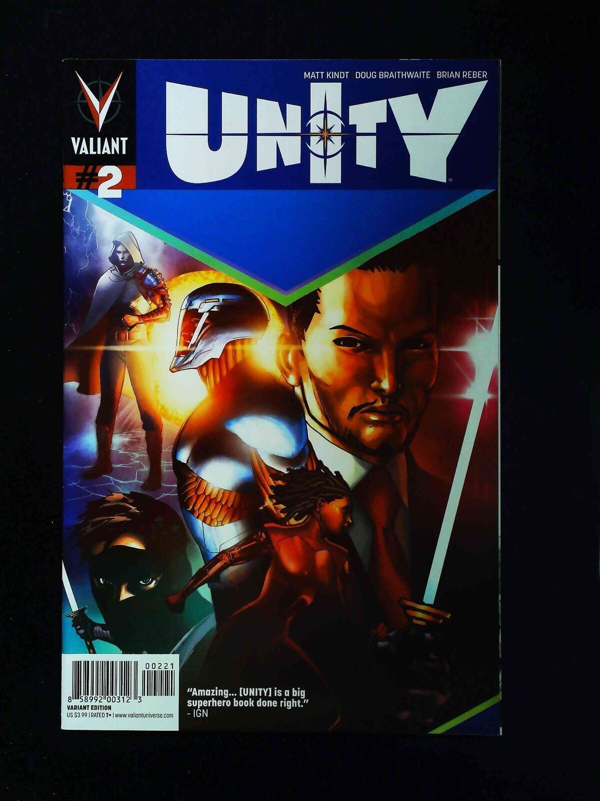 Unity #2B Valiant Comics 2013 Vf/Nm Feroman Variant