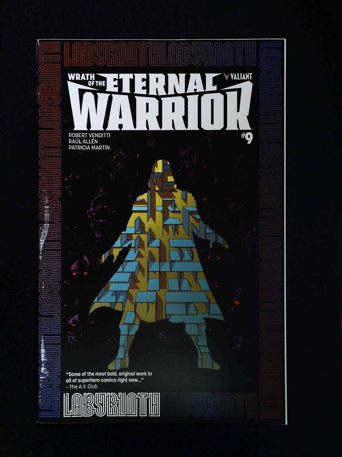 Eternal Warrior #9B Valiant Comics 2016 Vf Perez Variant