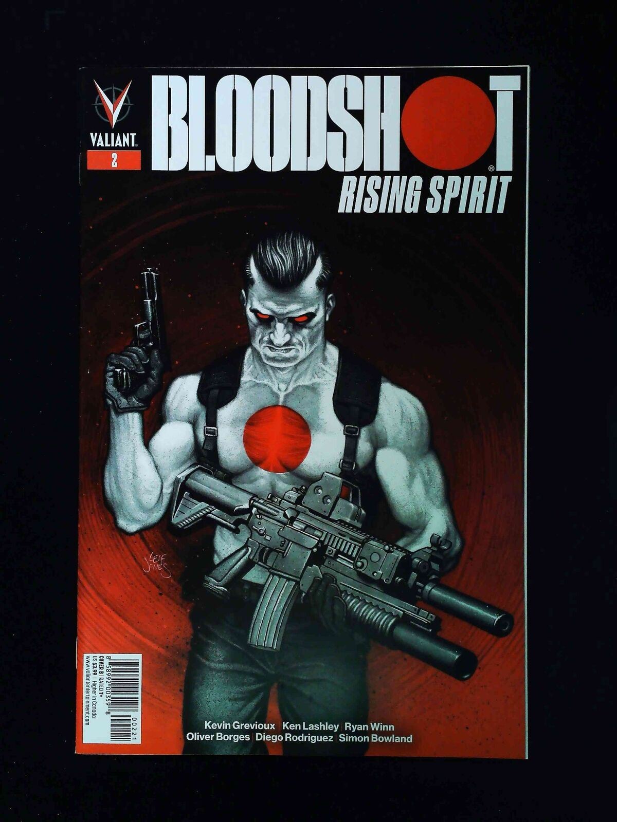 Bloodshot Rising Spirit #2B Valiant Comics 2018 Nm- Jones Variant