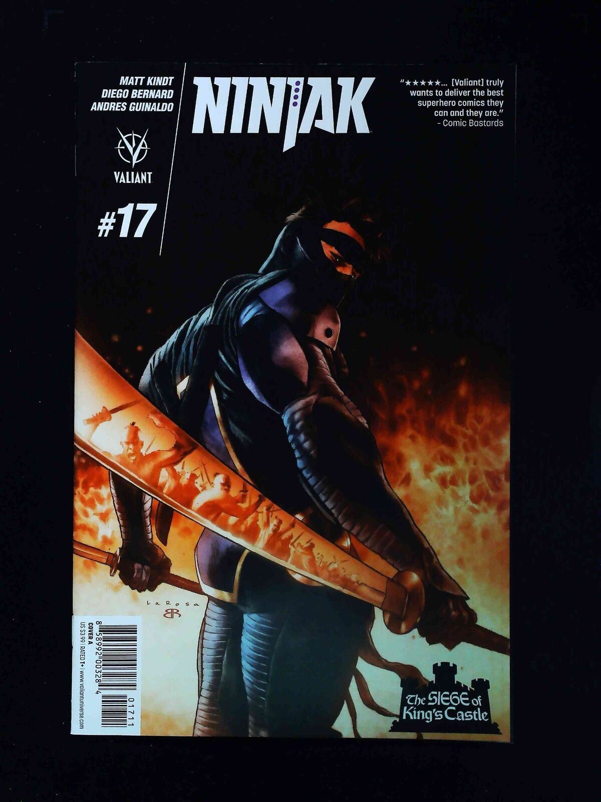Ninjak #17 Valiant Comics 2016 Vf/Nm