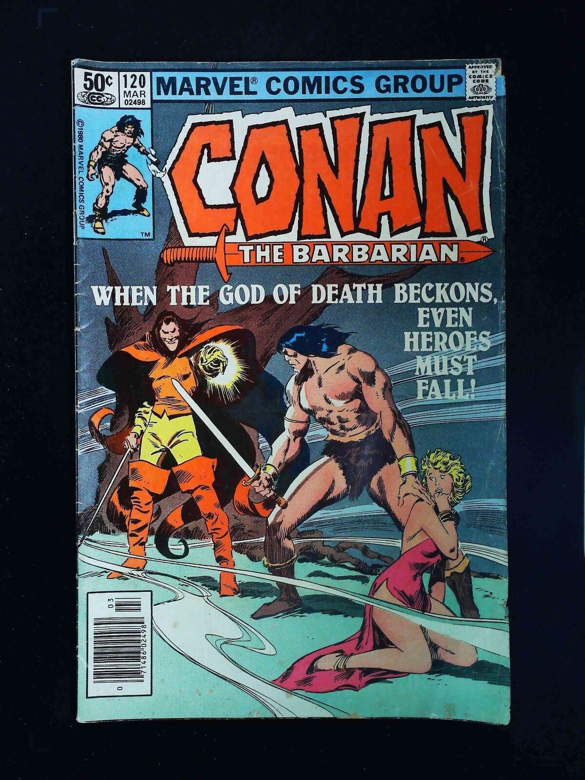 Conan The Barbarian #120 Marvel Comics 1981 Vg/Fn Newsstand