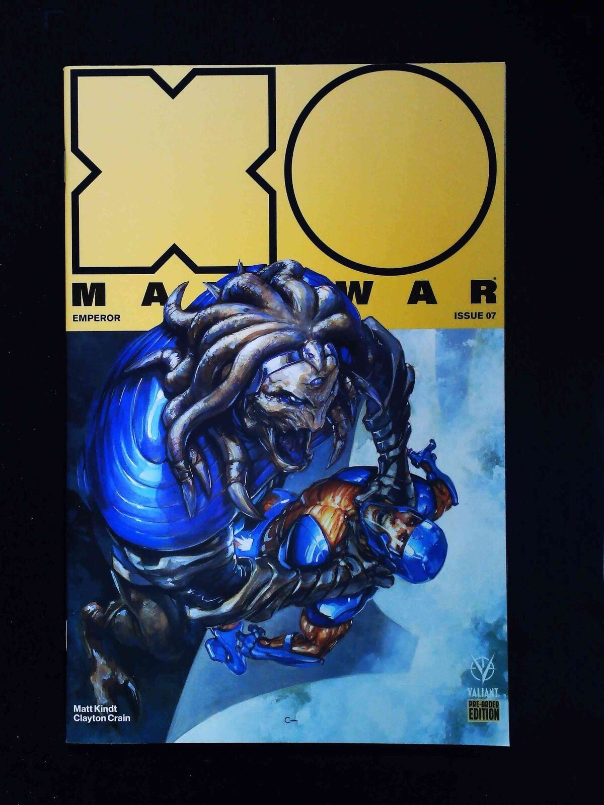 X-O Manowar #7E Valiant Comics 2017 Nm+ Crain Variant