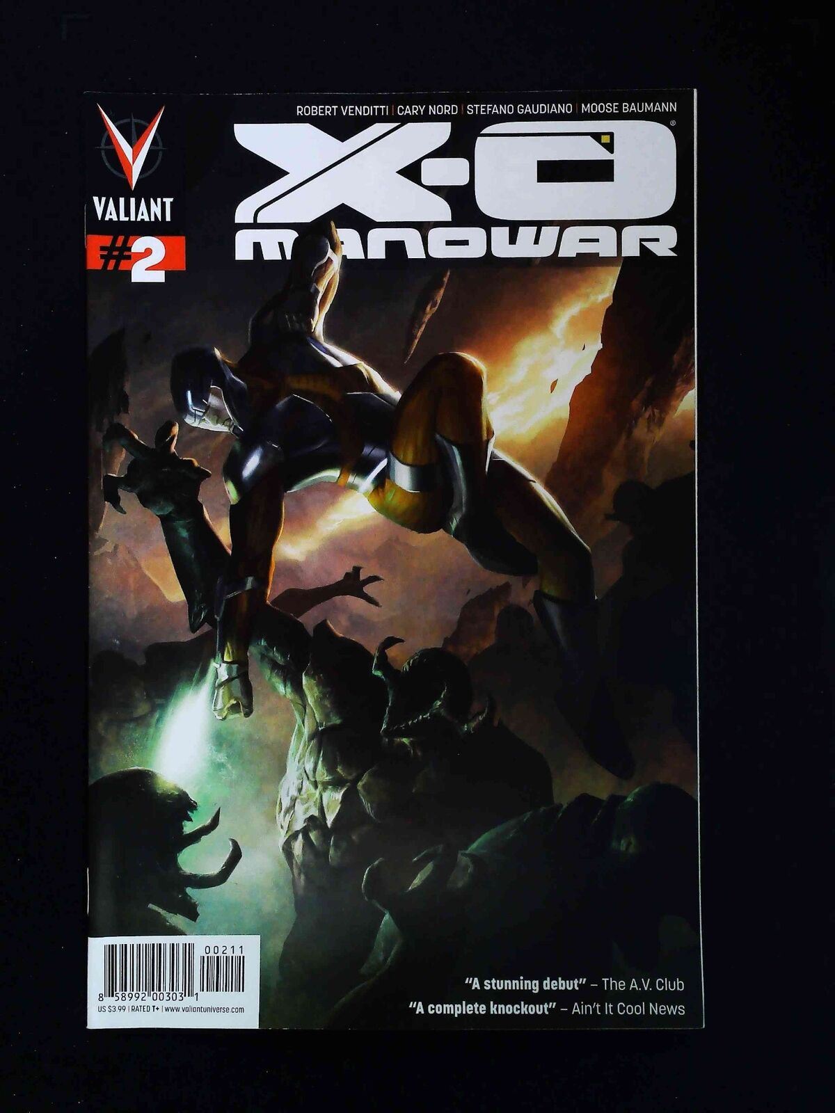 X-O Manowar #2 (3Rd Series) Valiant Comics 2012 Vf/Nm
