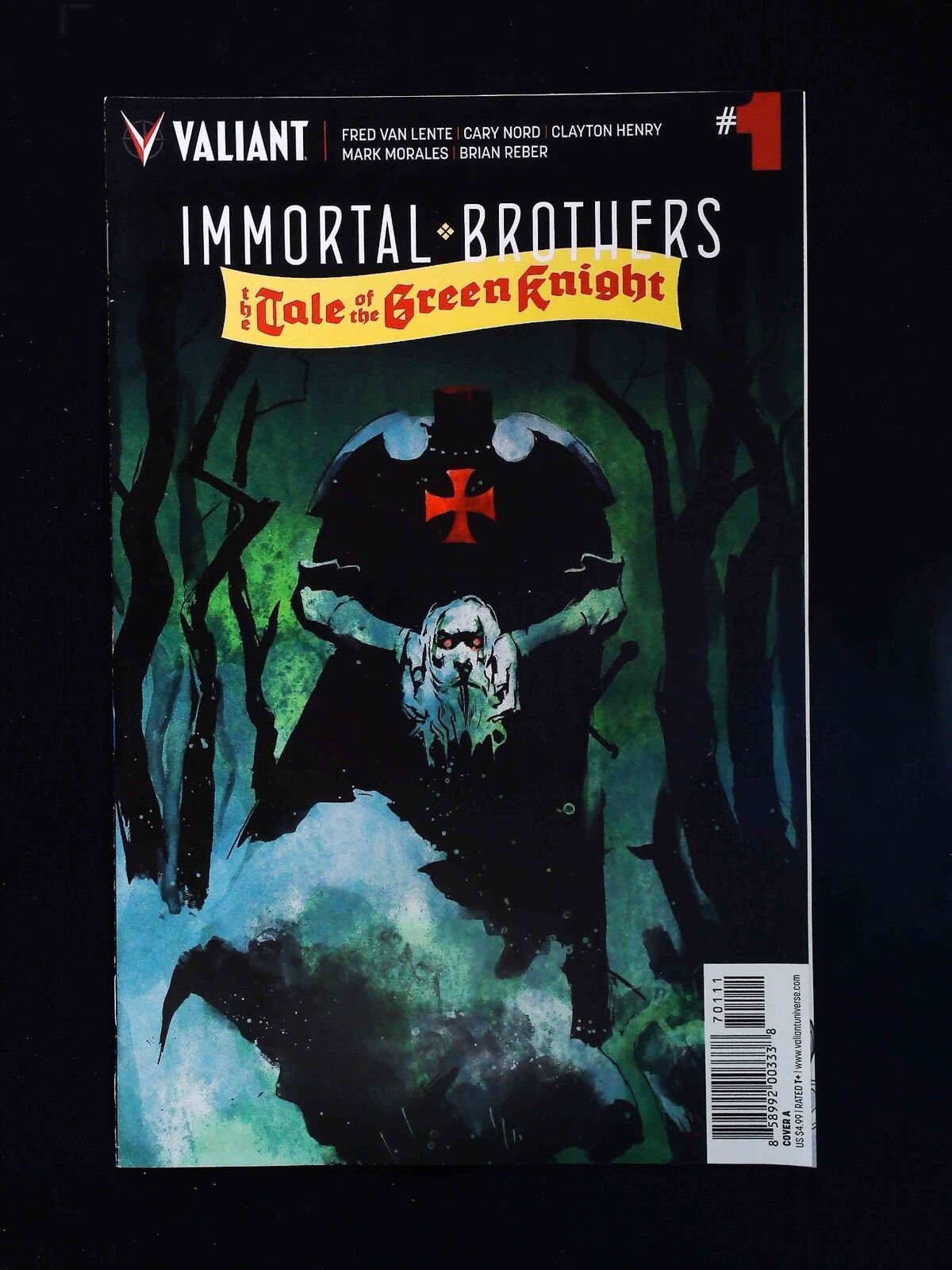 Immortal Brothers The Tale Of The Green Knight #1 Valiant Comics 2017 Vf+