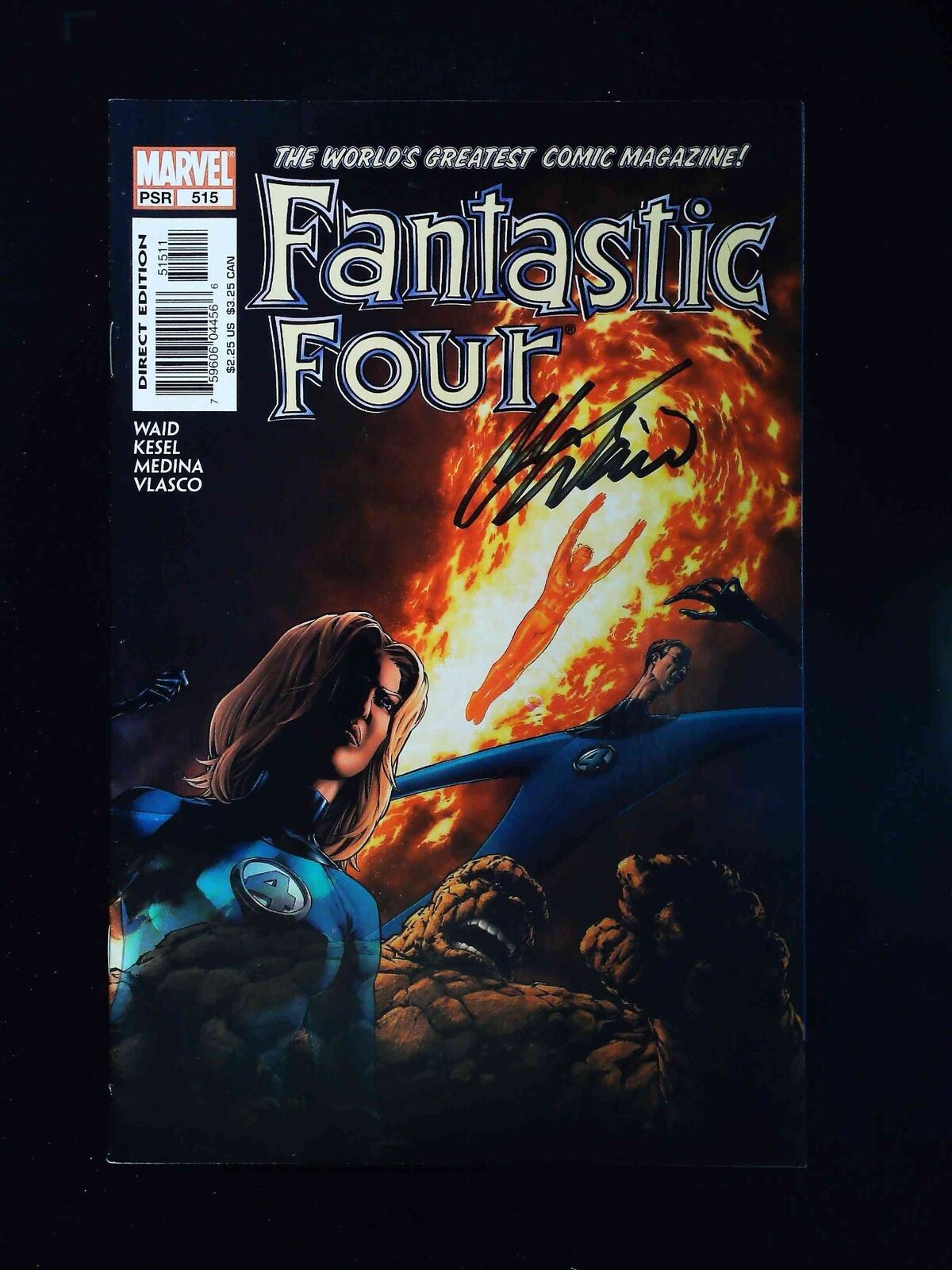 Fantastic Four #515 (3Rd Series) Marvel Comics 2004 Vf+ Signed By Mark Waid