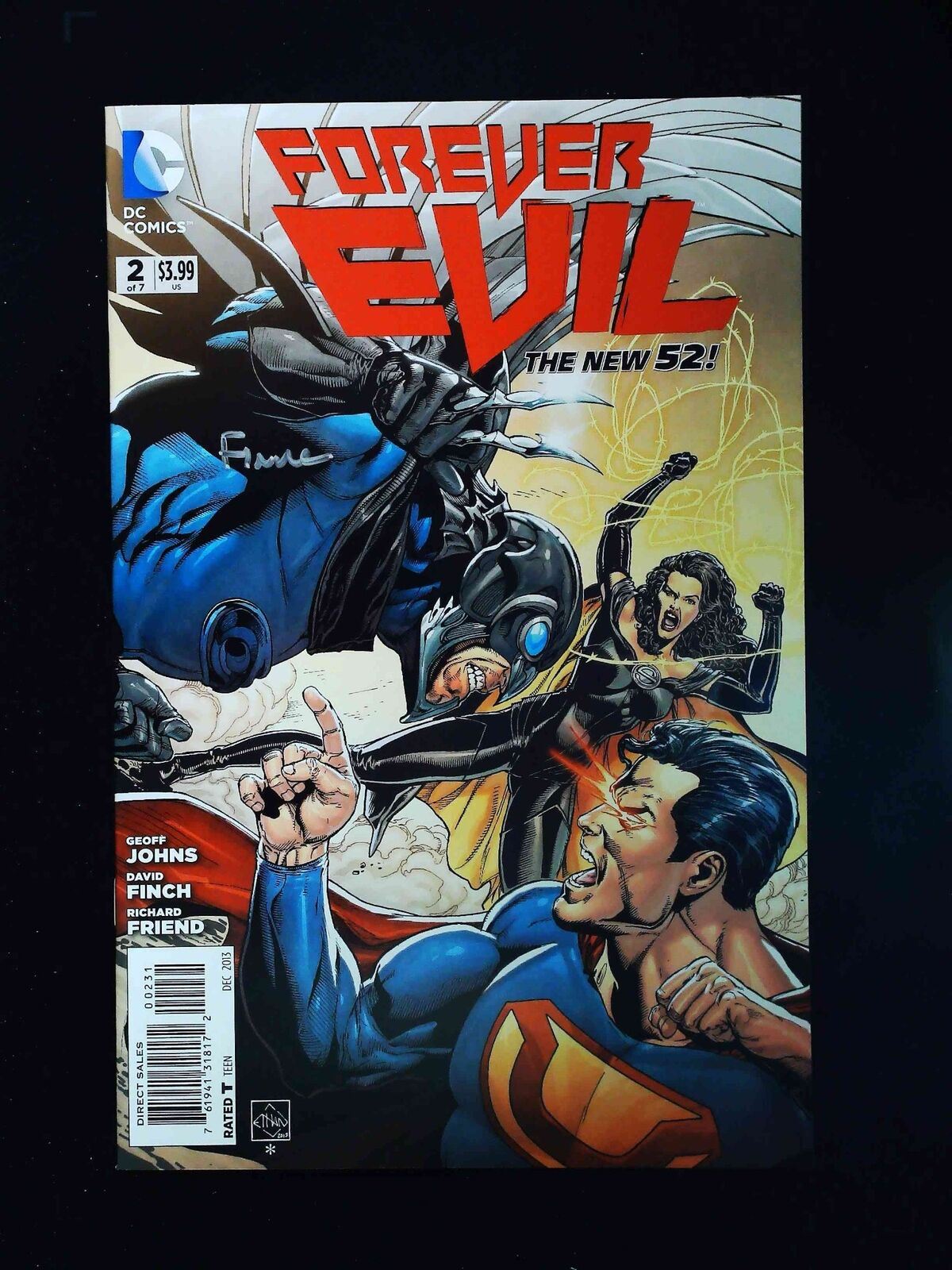 Forever Evil #2C Dc Comics 2013 Nm+ Van Variant