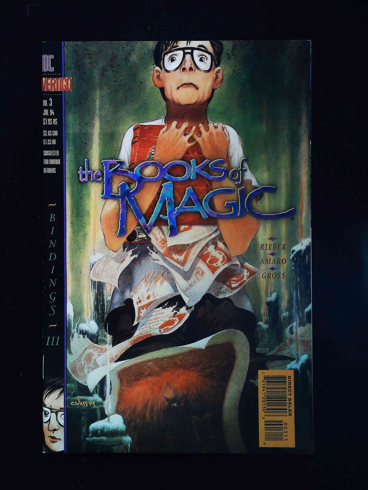 Book Of Magic #3 Dc/Vertigo Comics 1994 Vf+