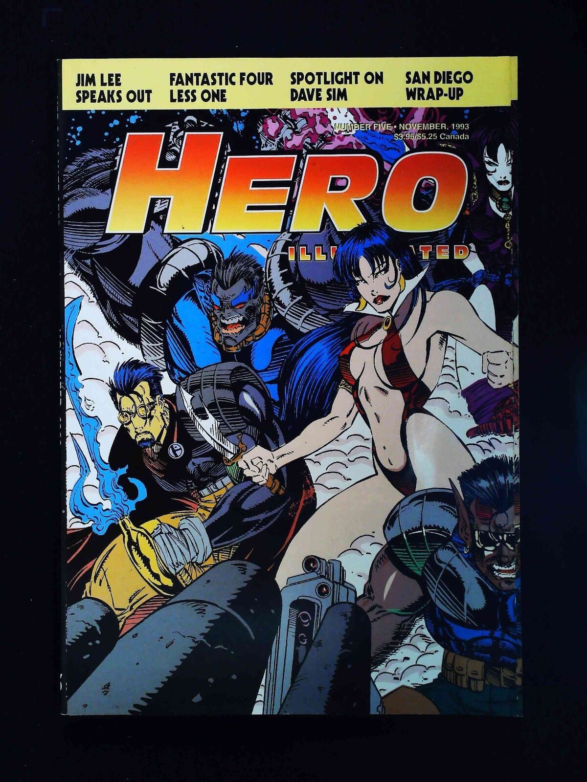 Hero Illustrated #5 Warrior Publications Comics 1993 Vf+