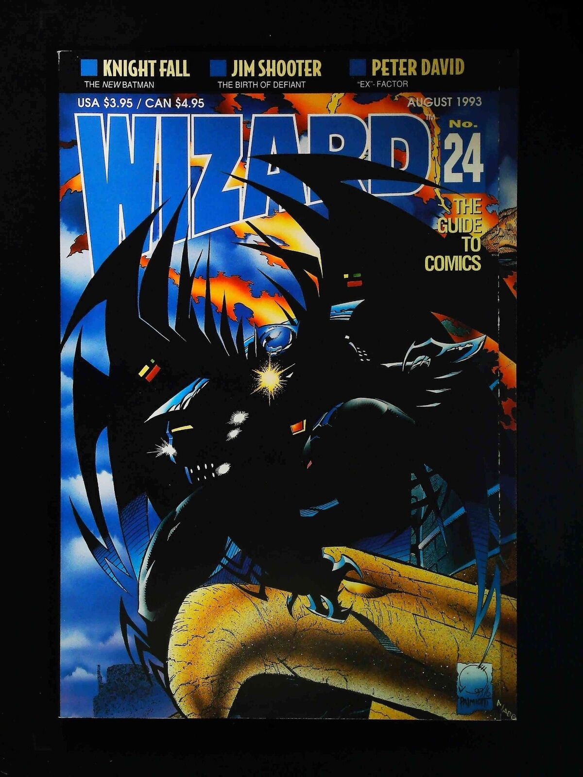Wizard The Comics Magazine #24U Wizard Comics 1993 Nm- Not Polybagged