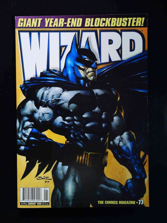 Wizard The Comics Magazine #77Bu 1998 Vf/Nm Newsstand Unsealed Batman