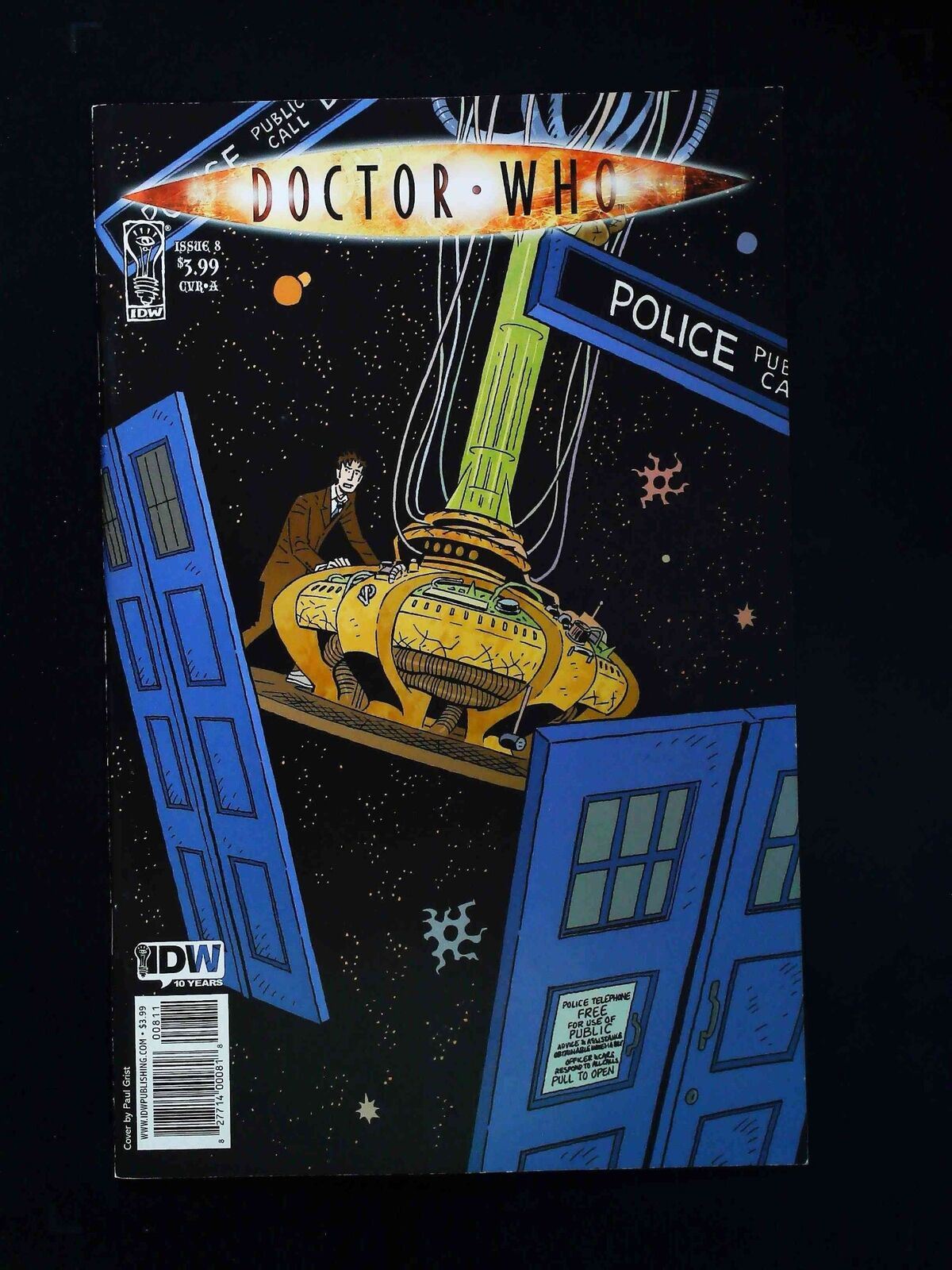 Doctor Who #8 Idw Comics 2010 Vf+