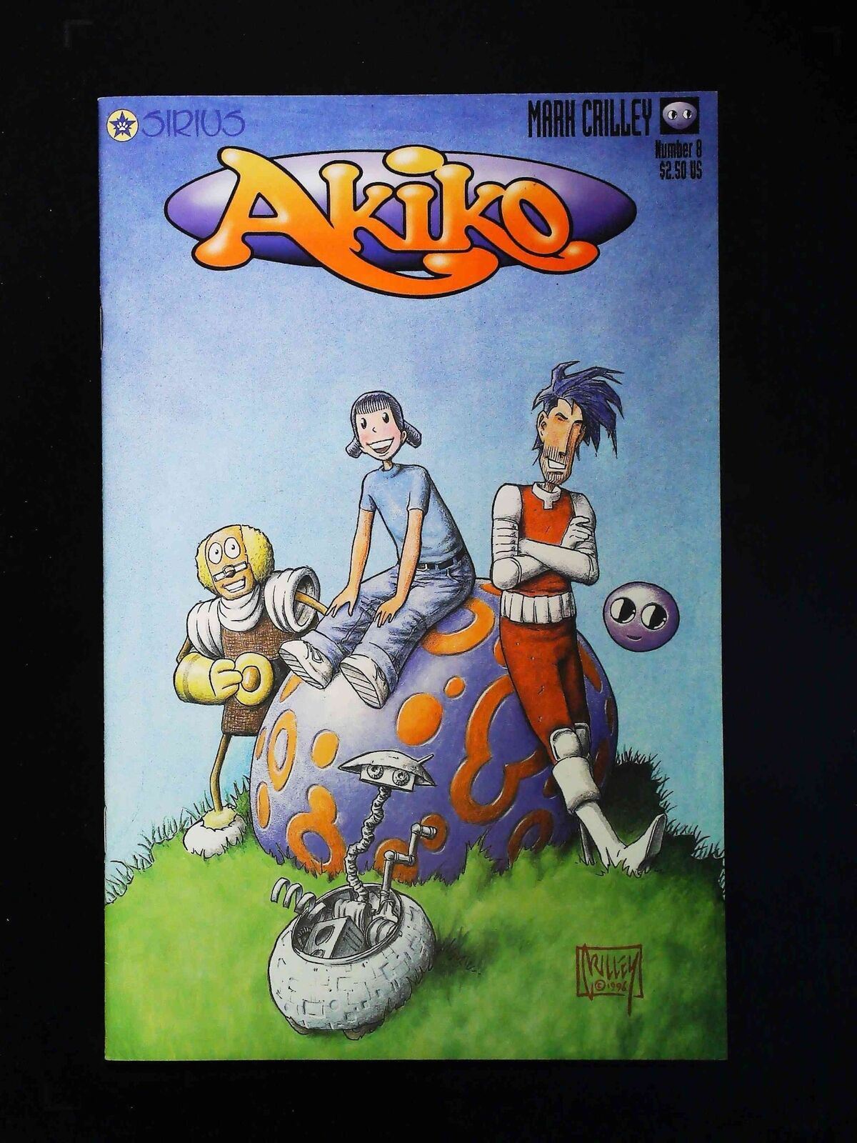 Akiko #8 Sirius Comics 1996 Nm