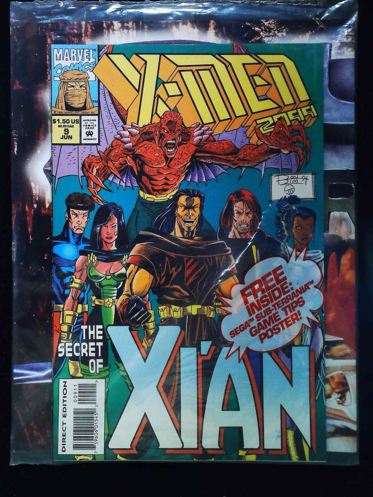 X-Men 2099 #9 Marvel Comics 1994 Vf+