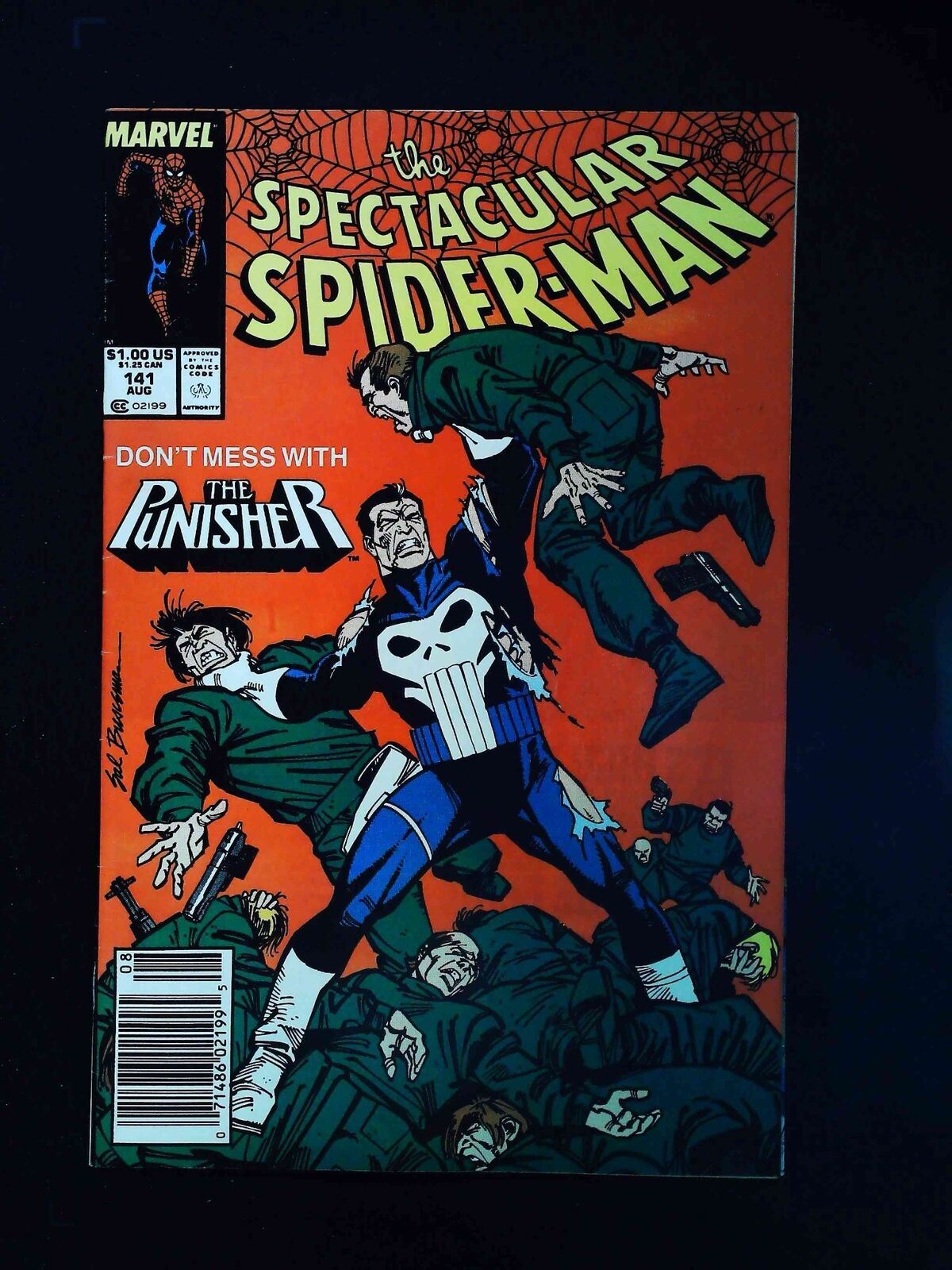 Spectacular Spider-Man #141 Marvel Comics 1988 Vf- Newsstand
