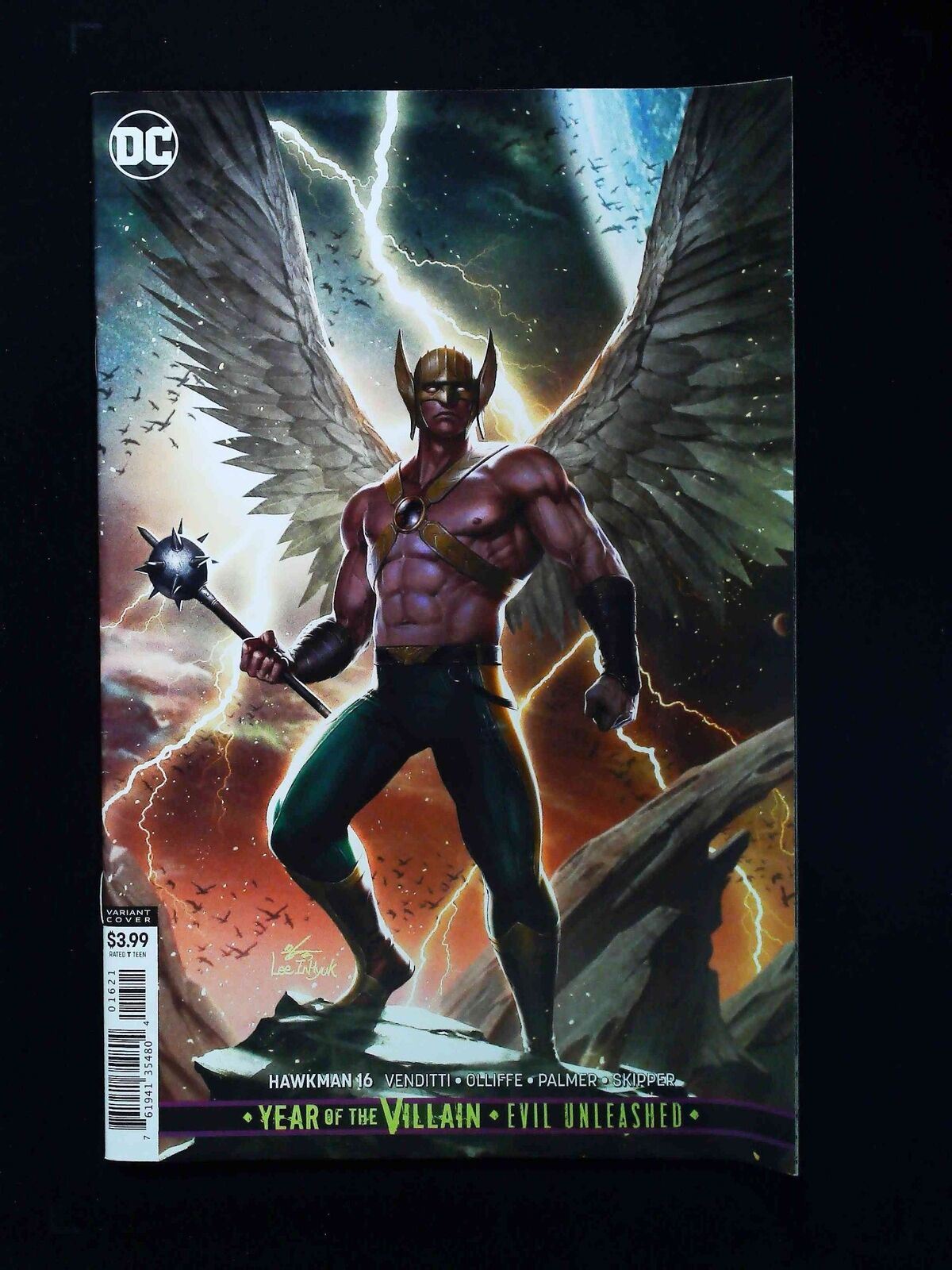 Hawkman #16B Dc Comics 2019 Vf In-Hyuk Lee