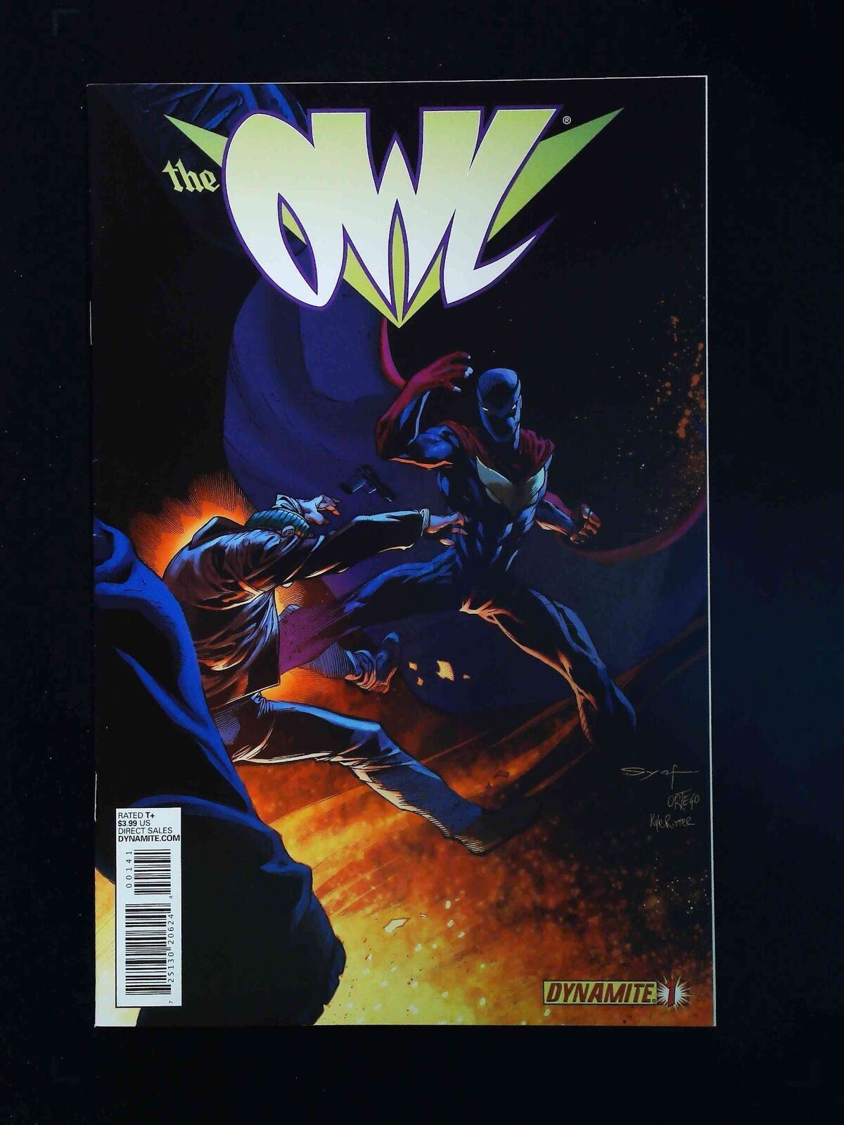 Owl #1D Dynamite Comics 2013 Vf+ Syaf Variant