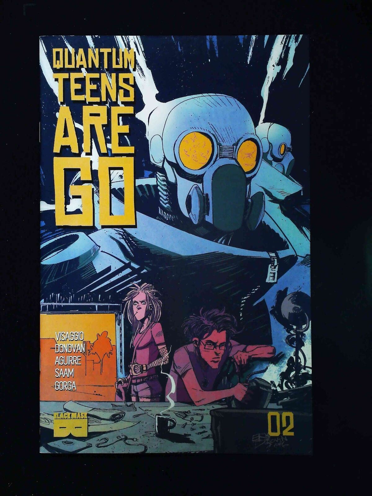 Quantum Teens Are Go #2 Black Mask Comics 2017 Vf/Nm