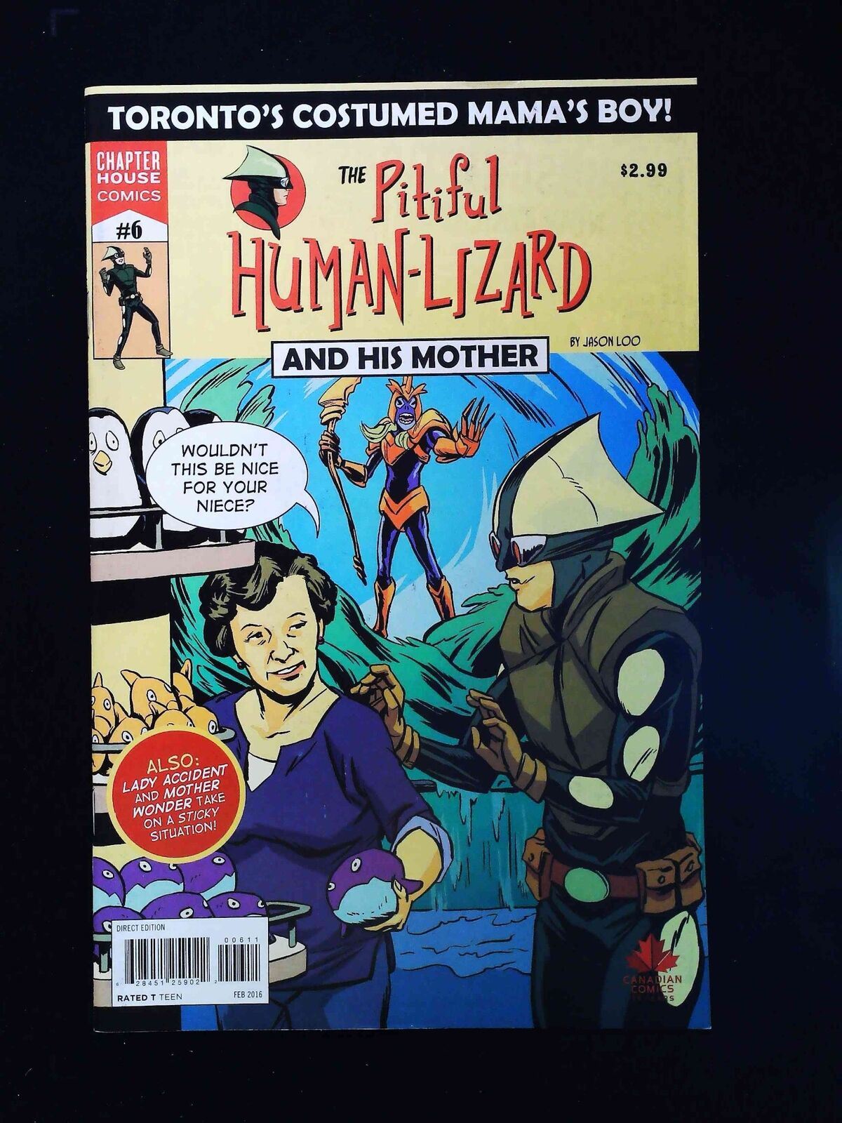 Pitiful Human-Lizard #6 Chapter House Comics 2016 Nm-