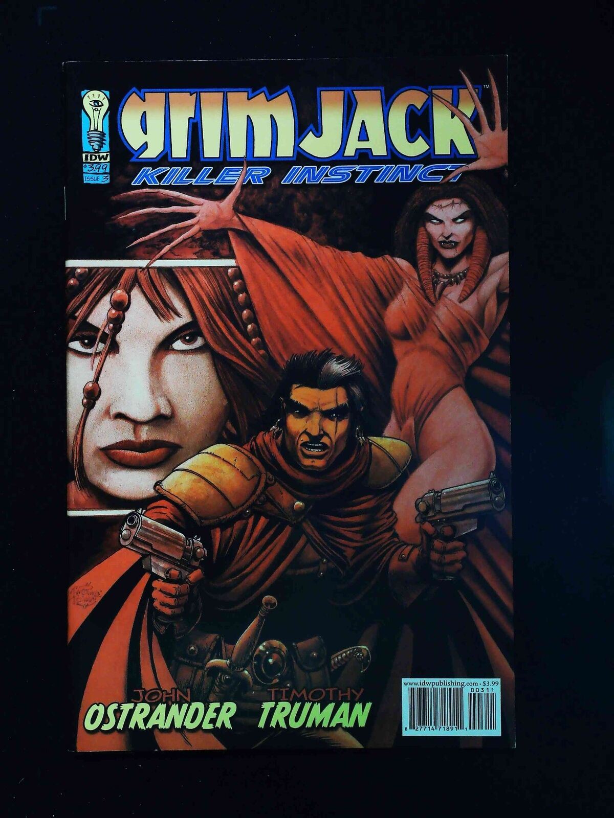 Grimjack Killer Instinct #3 Idw Comics 2005 Vf+