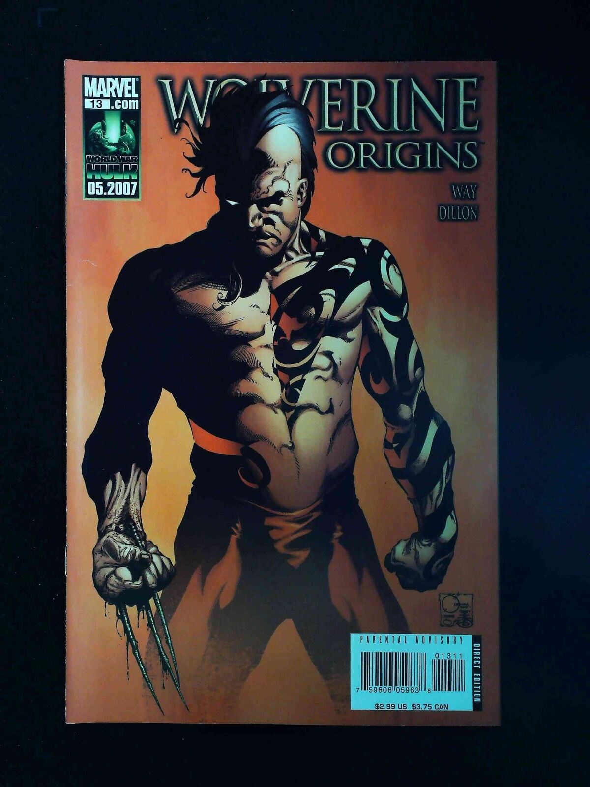 Wolverine Origins #13 Marvel Comics 2007 Vf/Nm
