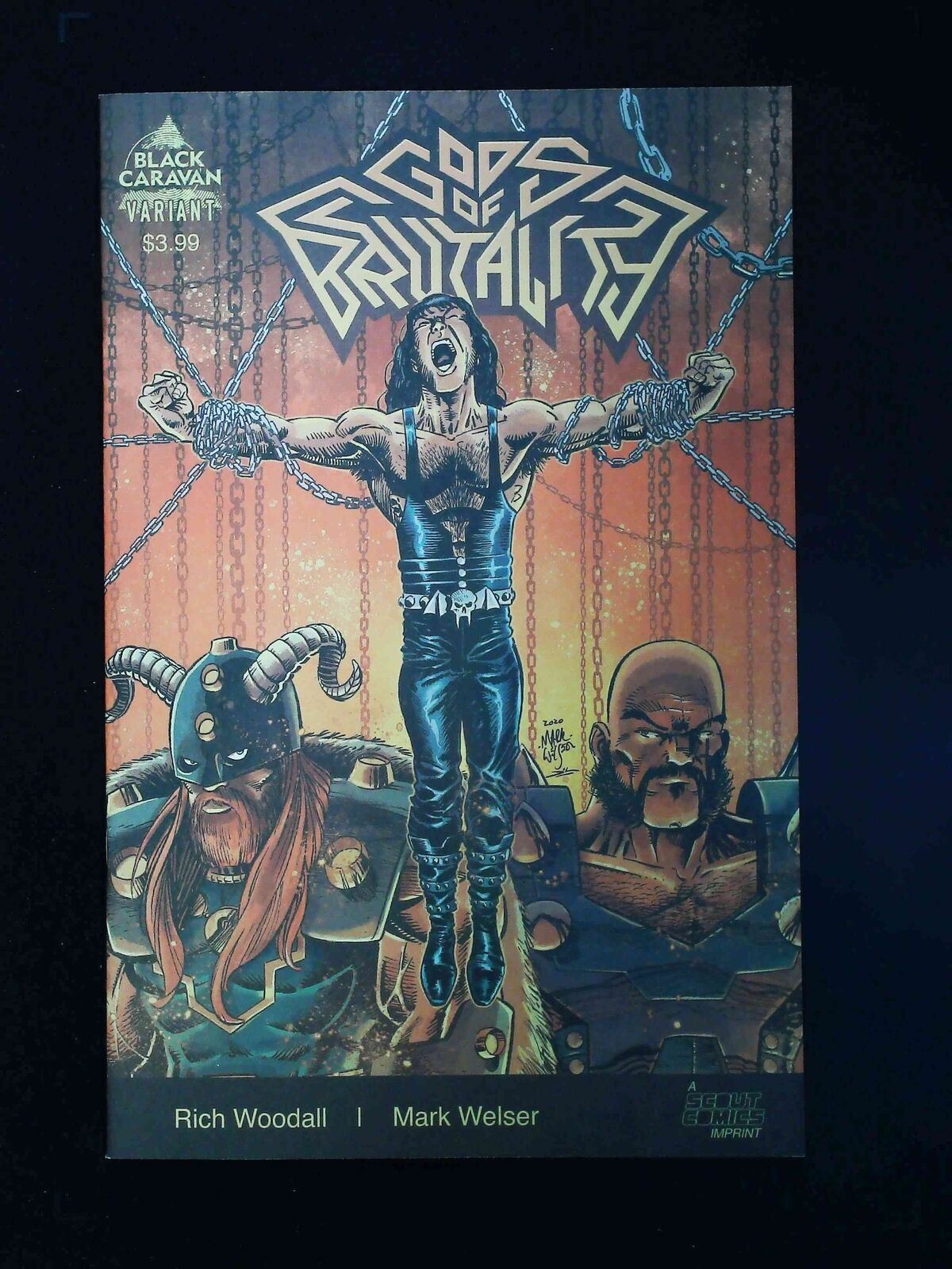 Gods Of Brutality #1B Scout Comics 2021 Nm Welser Variant