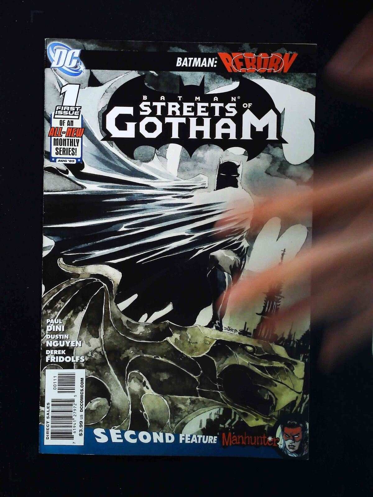 Batman Streets Of Gotham #1 Dc Comics 2009 Vf+