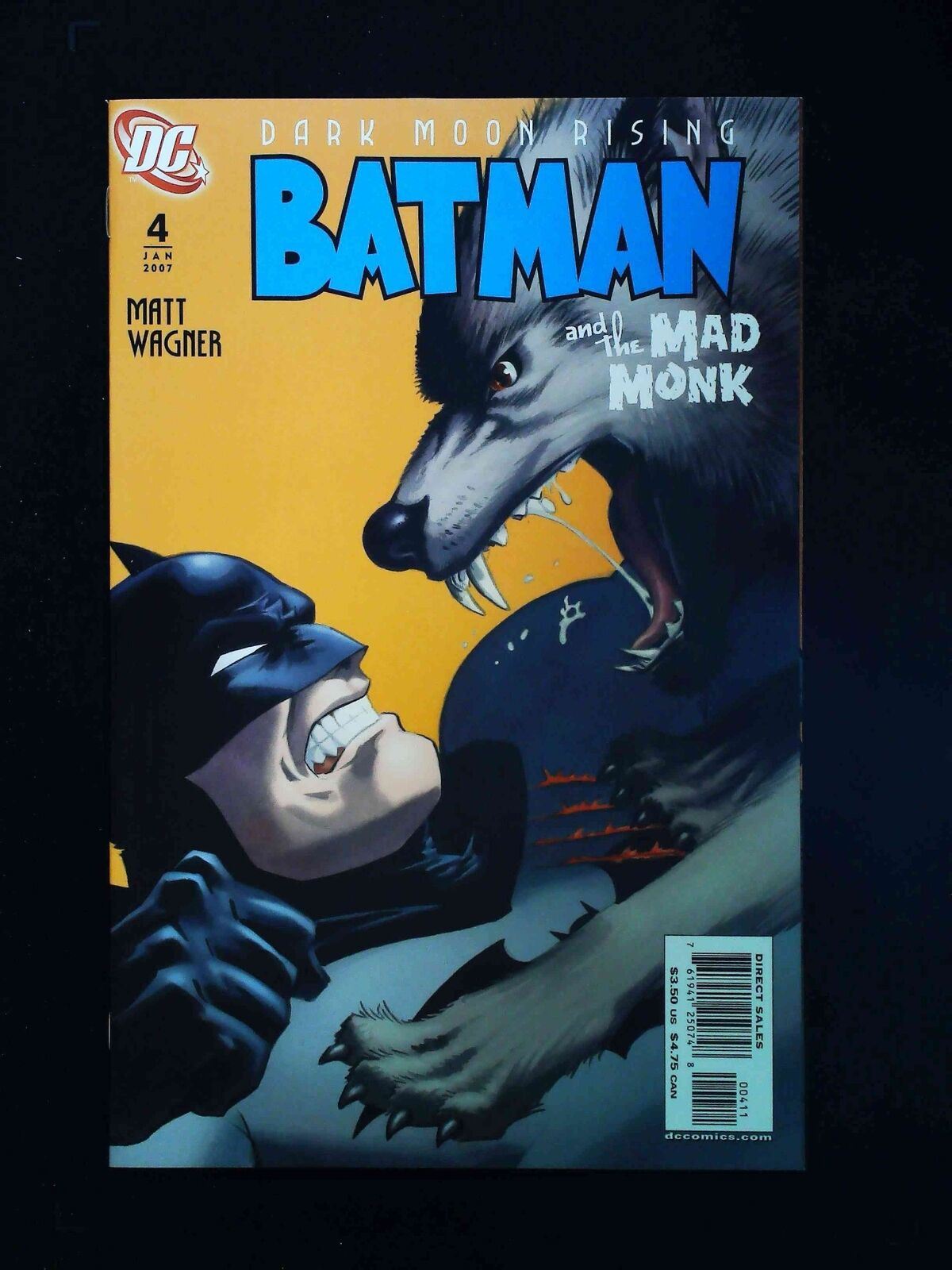 Batman And The Amd Monk #4 Dc Comics 2007 Nm