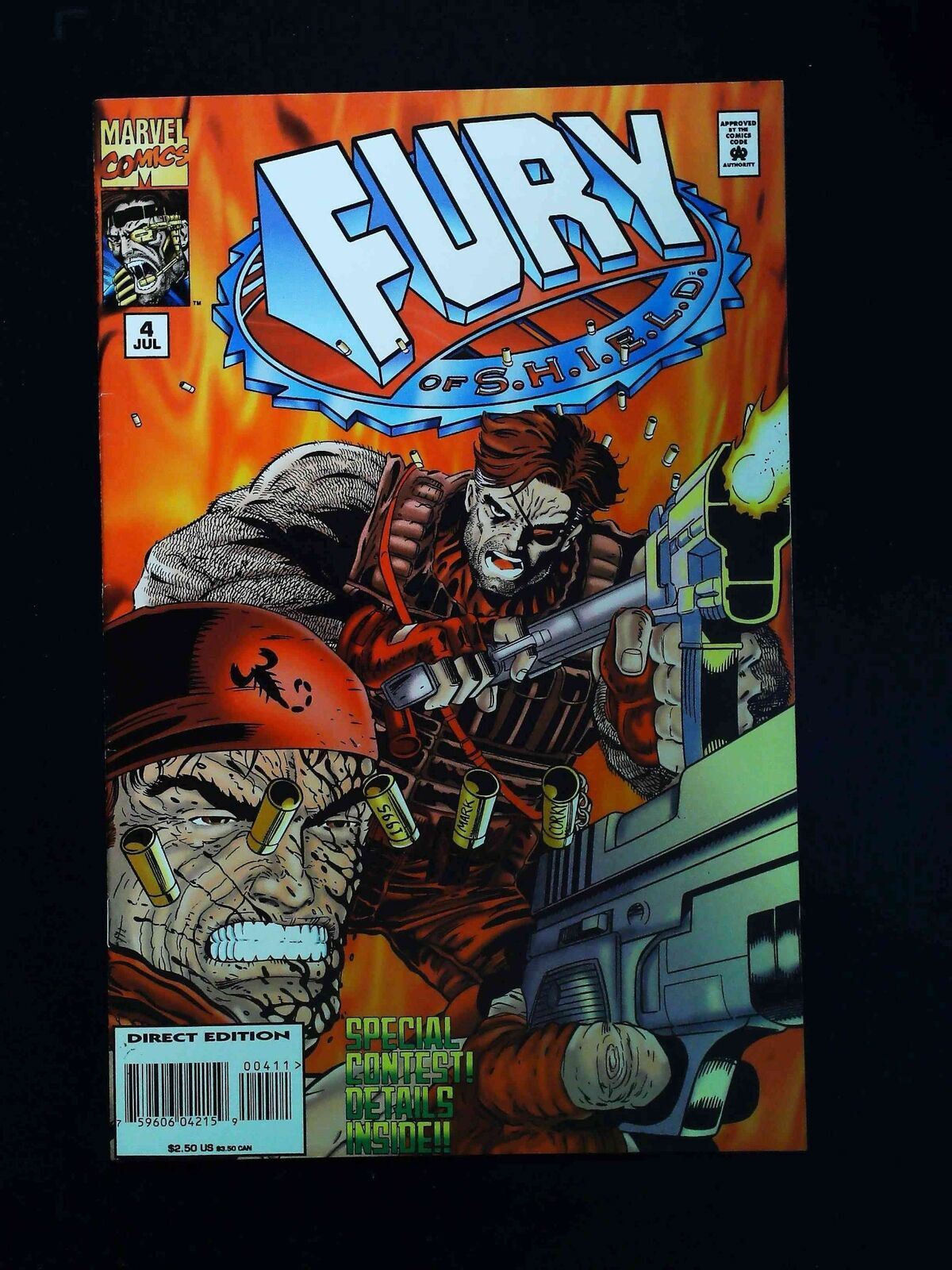 Fury Of Shield #4 Marvel Comics 1995 Vf+
