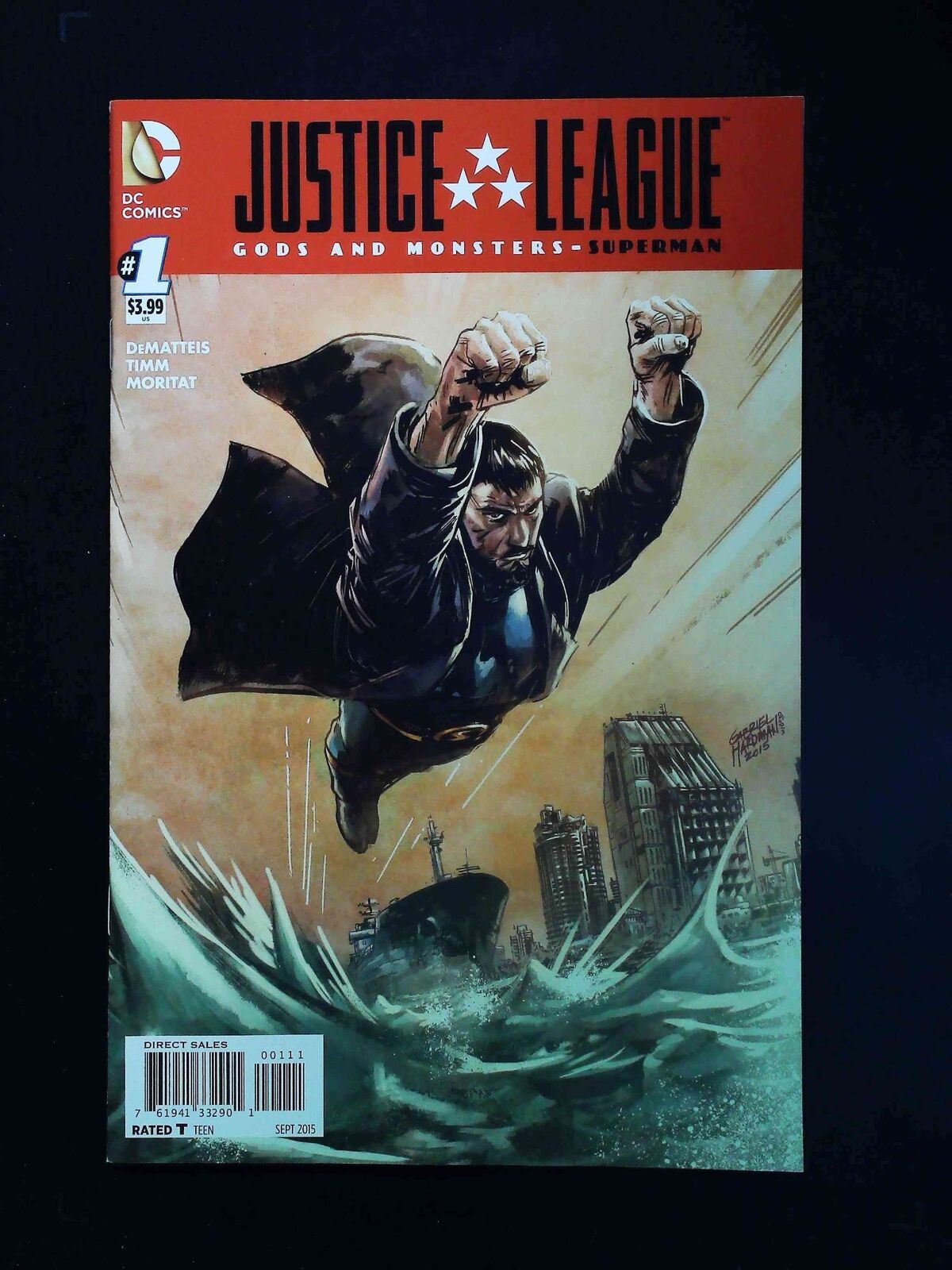 Justice League Gods And Monsters Superman #1 Dc Comics 2015 Vf/Nm
