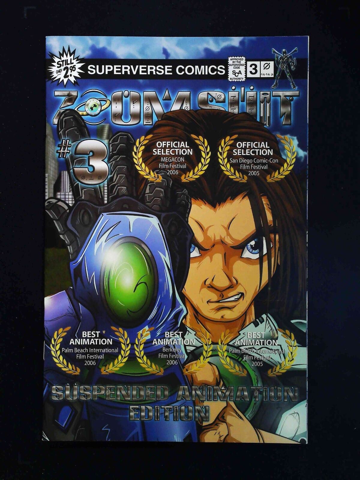 Zoom Suit #3 Superverse Comics 2006 Nm+ Suspended Animation Variant