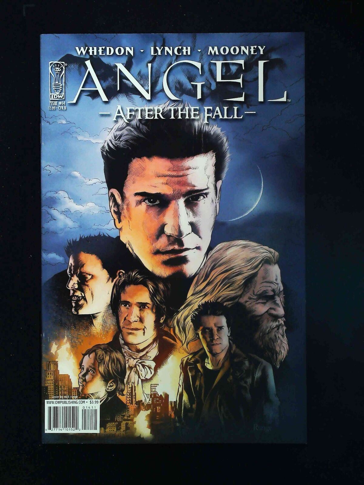 Angel After The Fall #14B Idw Comics 2008 Nm Runge Variant